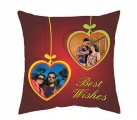 Double Heart Pillow 16 inch